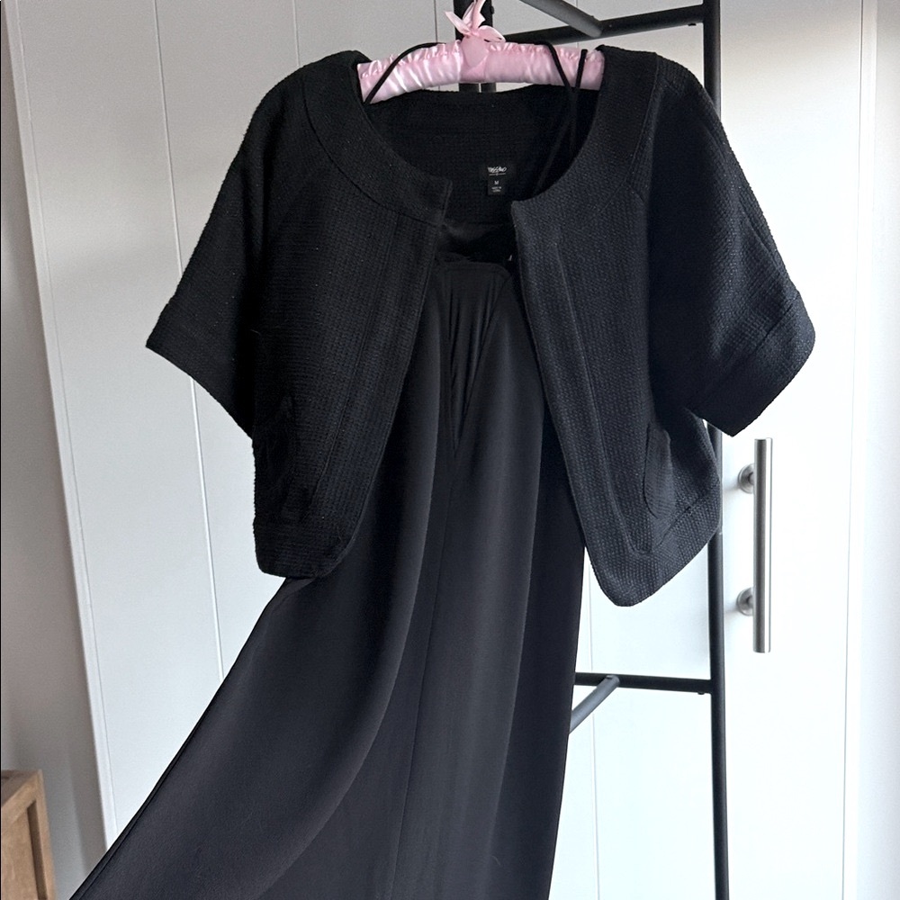 Vintage Look Mossimo Cropped Black Jacket size M - Picture 12 of 12